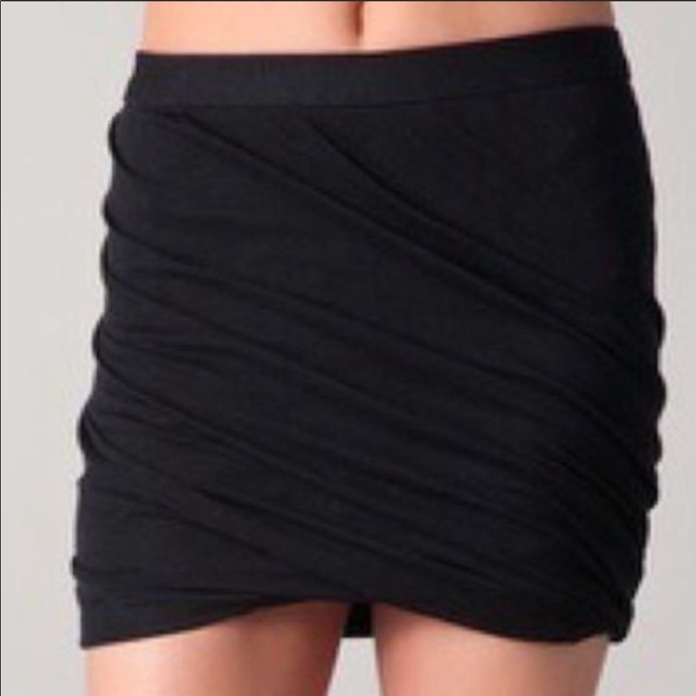 T by Alexander Wang rouched mini skirt